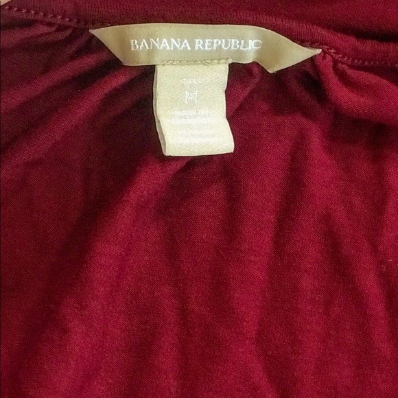 Banana Republic Burgundy Wrap Dress - Picture 4 of 4